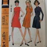 Retro 1960s Dressmaking Pattern - Mccalls Fleetway..